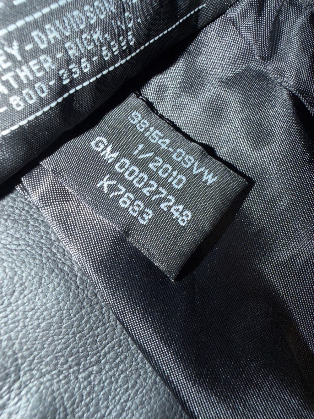 HARLEY DAVIDSON CHAPS Black Leather Size Medium Excellent Condition! - Picture 9 of 9